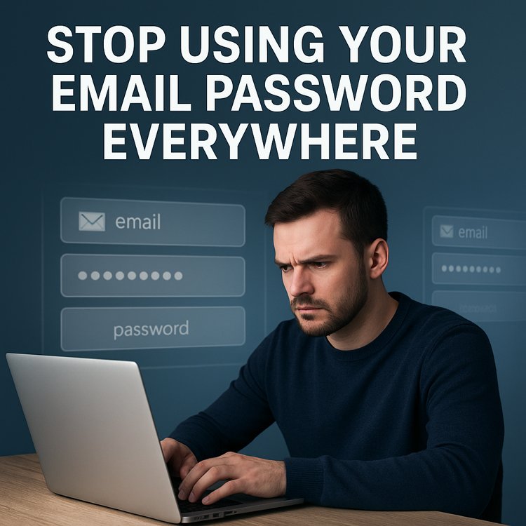 reusing email password