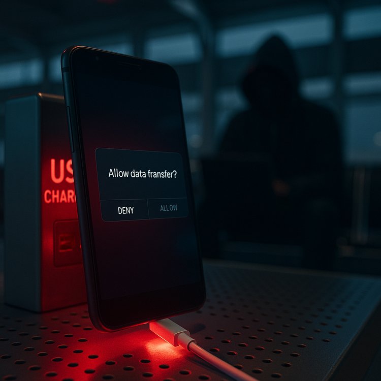 public USB charging safety